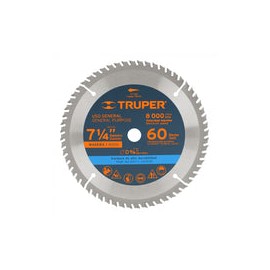 DISCO SIERRA P/ MADERA TRUPER 7 1/4" (18324) ST-760