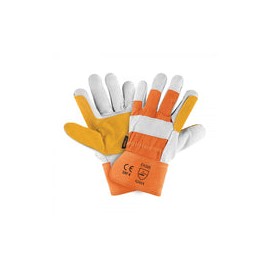 GUANTES CARNAZA Y LONETA CON REFUERZO TRUPER (14246) GU-TECA-R