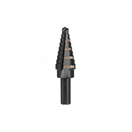 BROCA ESCALONADA OXIDO NEGRO 9 ESCALONES 1/4 A 3/4 TRUPER (12123) BES-9