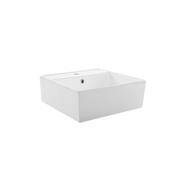 LAVABO MINIMALISTA CUADRATO BLANCO