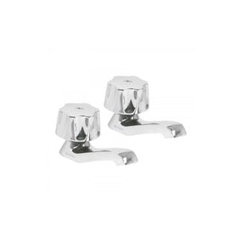 JUEGO DE 2 LLAVES INDIVIDUALES PARA LAVABO FOSET (49234) M-242